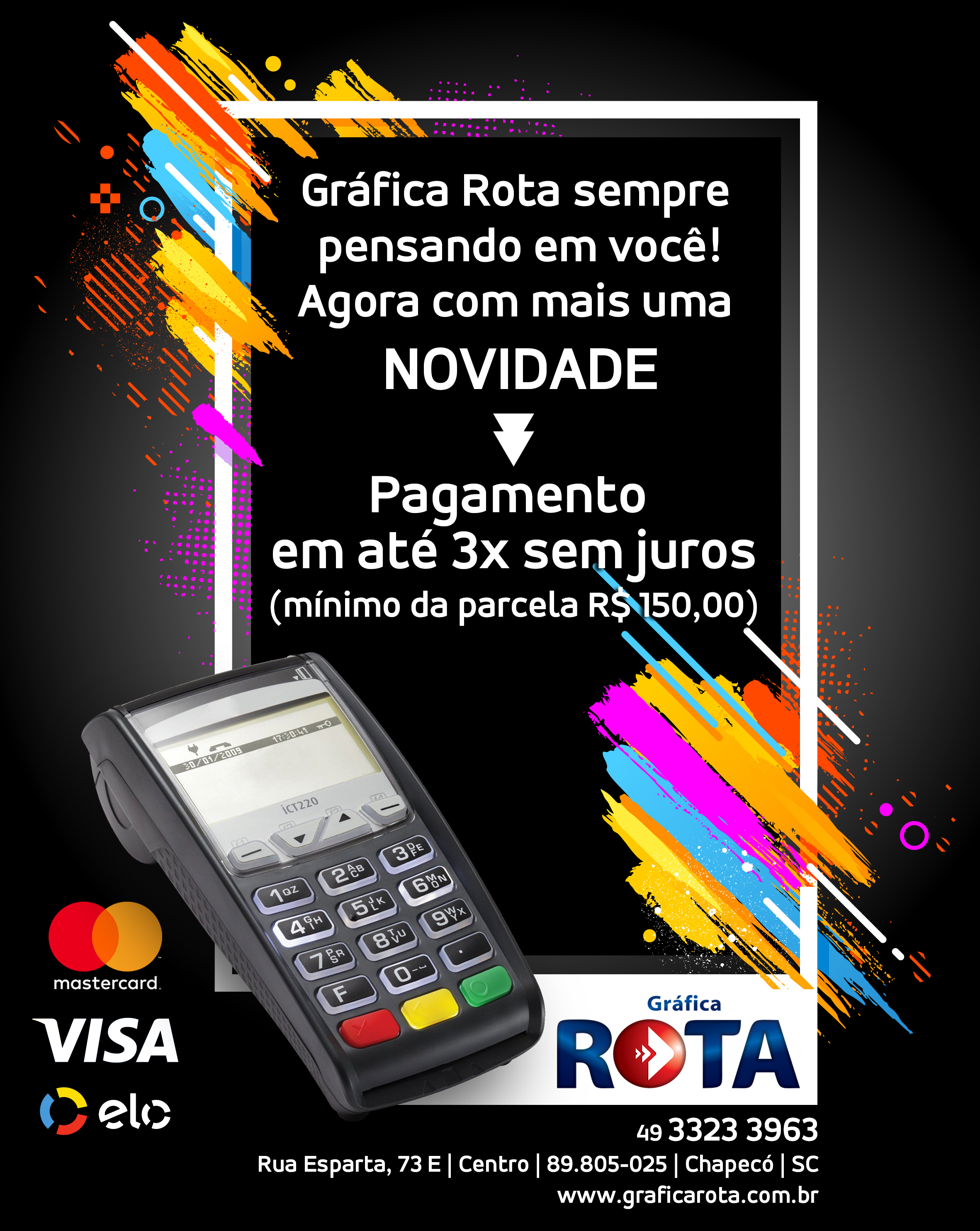 Anuncio cart%c3%a3o de cr%c3%a9dito grafica rota fev 2018